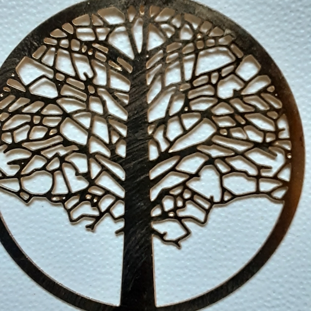 Laser Cut Tree of Life earrings - Picture 6 of 7